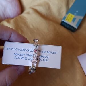 Avon Pink and Silver Classic Bracelet